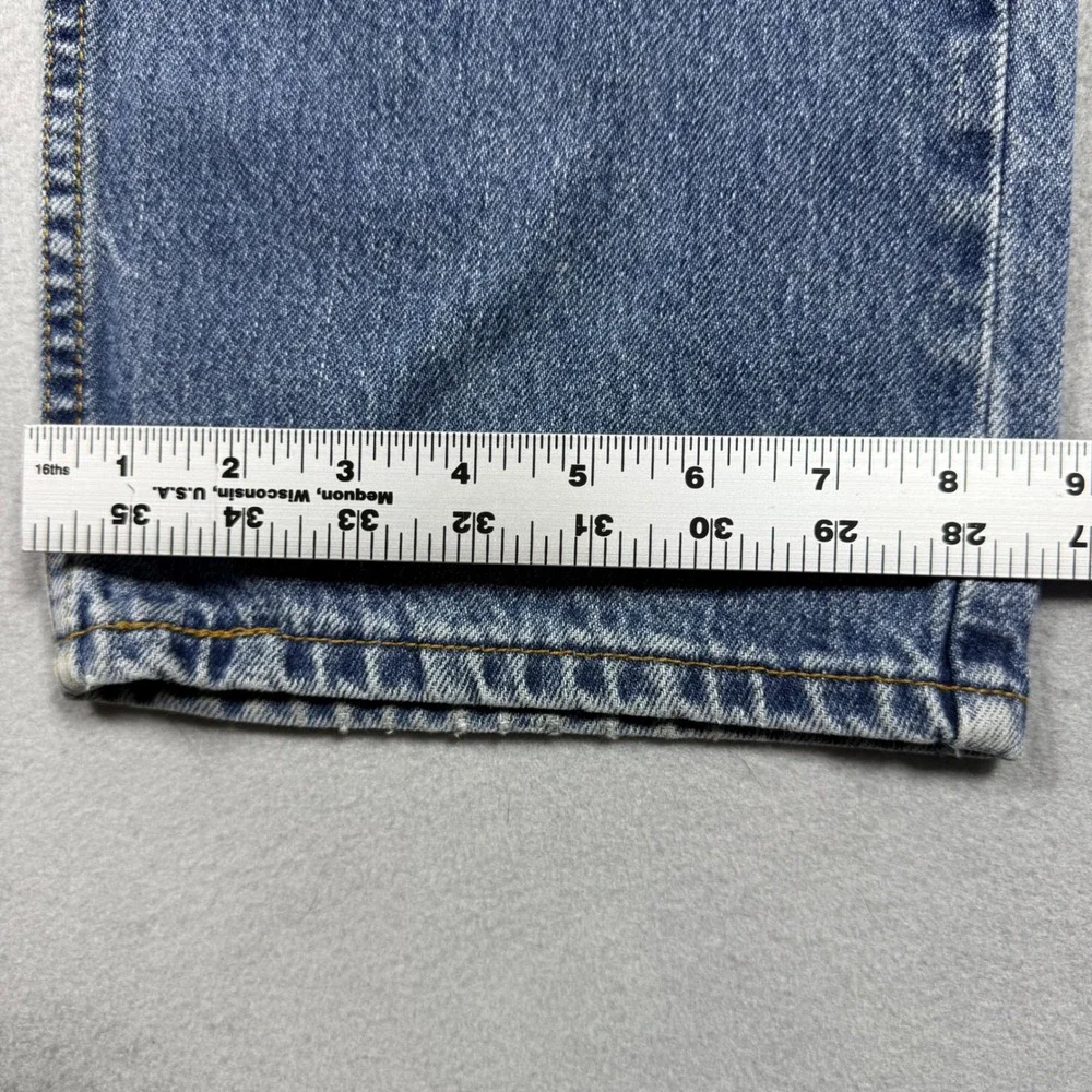 Levis 505 Regular Fit Jeans Y2K‎ Mens 36x32 Medium Wash Blue Straight Leg Denim